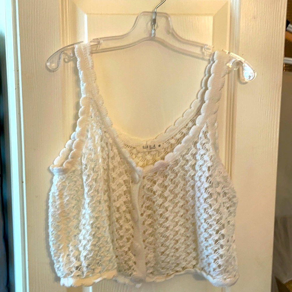 Crop Top Knitted Shirt